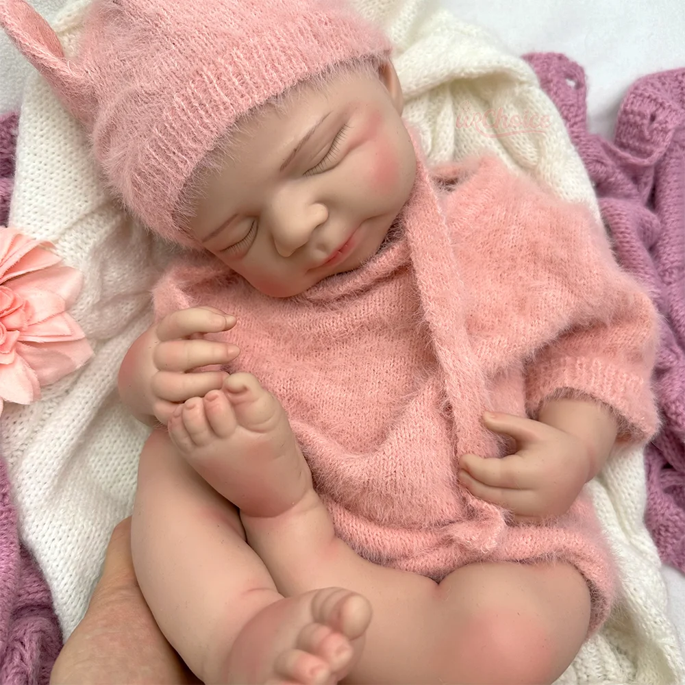 50 cm offene Mund Neugeborenen Silikon Reborn Baby Puppe Pascale bemalt/unlackiert lebensechte Reborn Baby Mädchen/Junge Künstler Sammler Geschenk