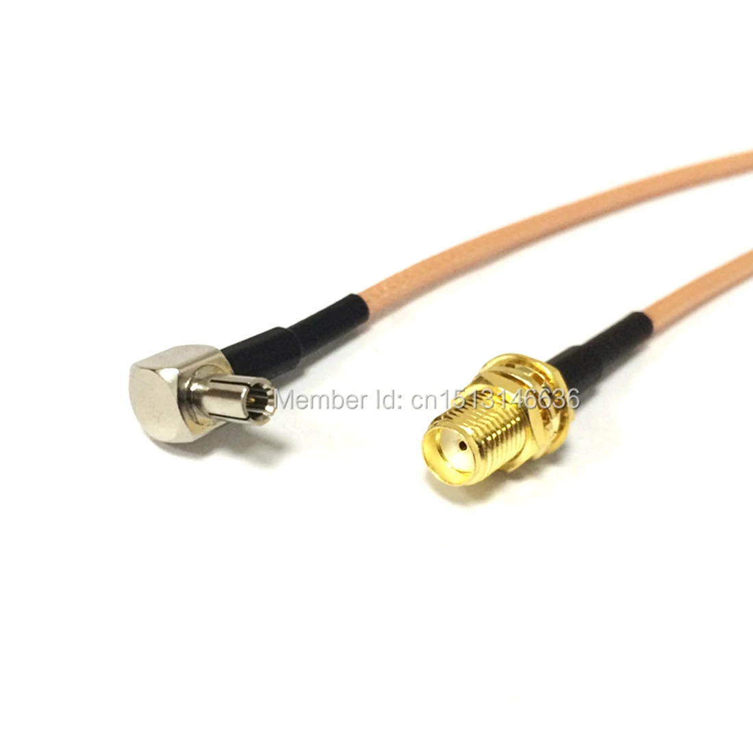 

3G 4G Wifi Antenna External Cable SMA Female Bulkhead Nut to TS9 Right Angle RG316 Coaxial Cable Pigtail 15cm 6inch