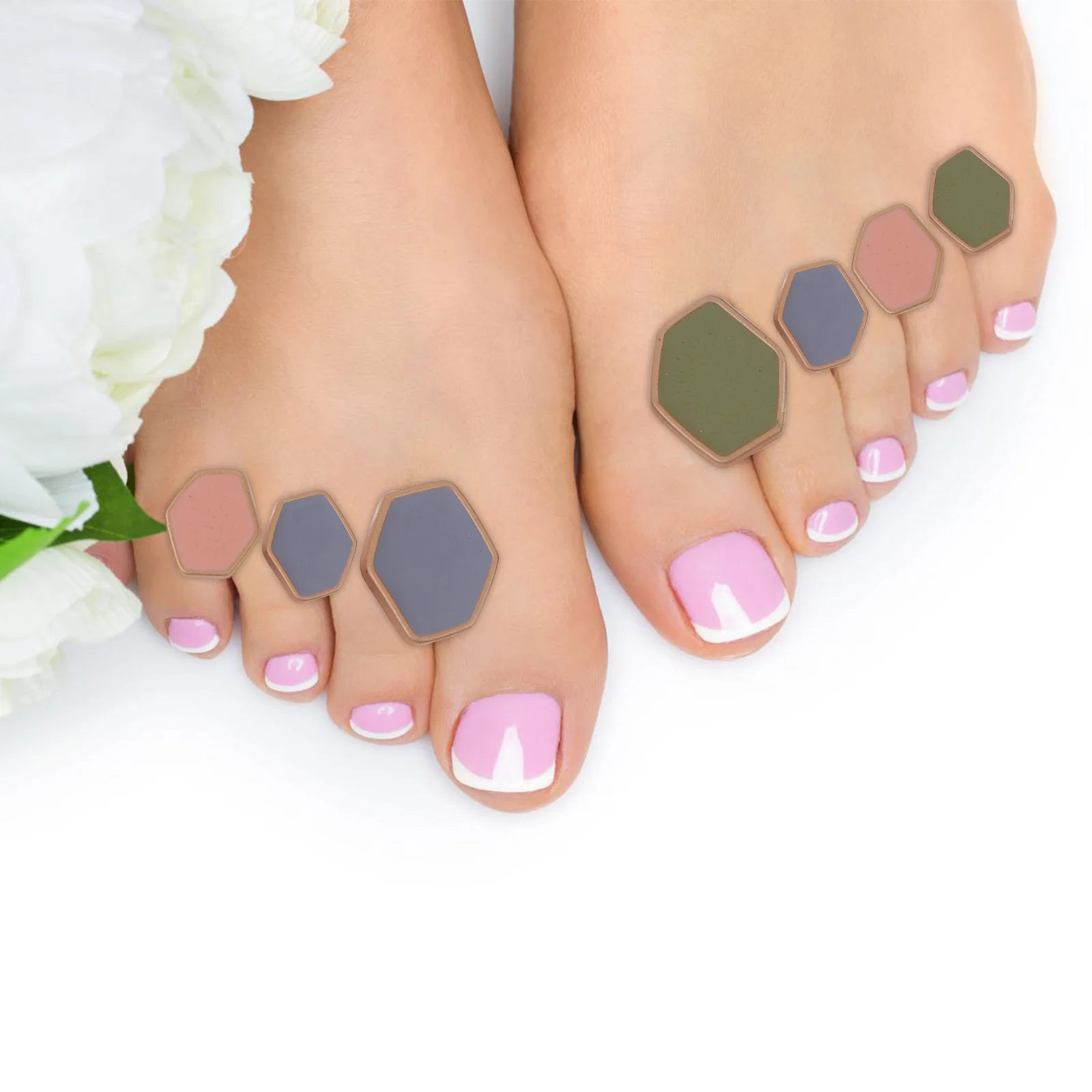 

8 Pcs Toenail Separator Separators Spreaders for Feet Divider Men Breathable Overlapping Care