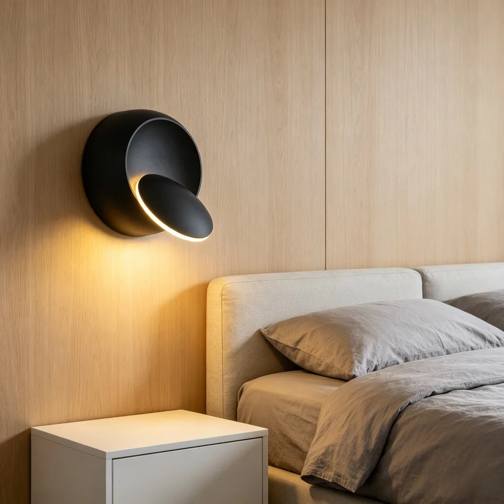 5W LED Modern Wall Lamps 350 Degree Rotatable Lamp Wall Sconces Use for Living Room Bedroom Wall Light Home Fancy Light