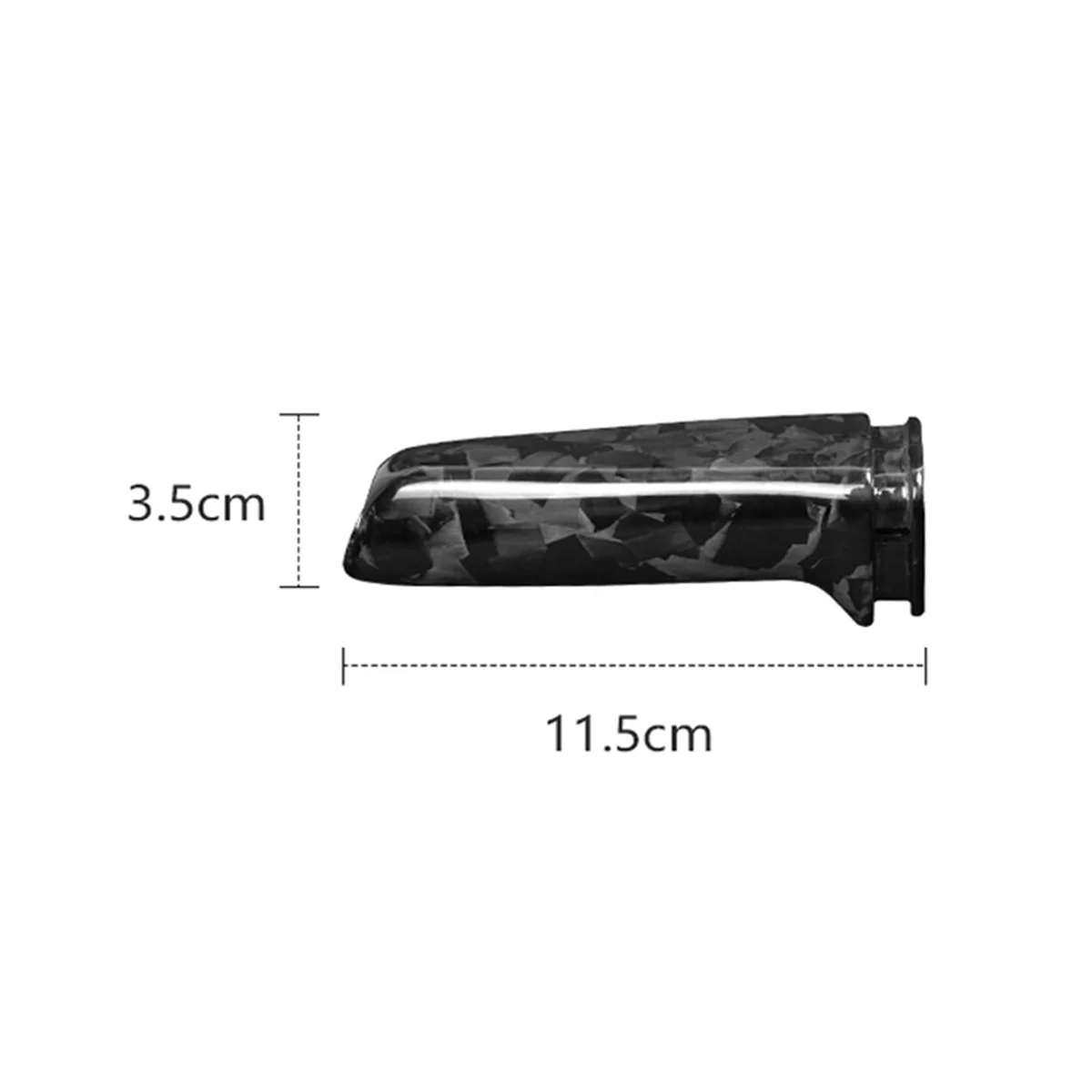 Manopole freno a mano in fibra di carbonio copertura Trim per BMW 1 2 3 4 Series E46 E90 E92 E60 E39 F30 F34 F10 F20