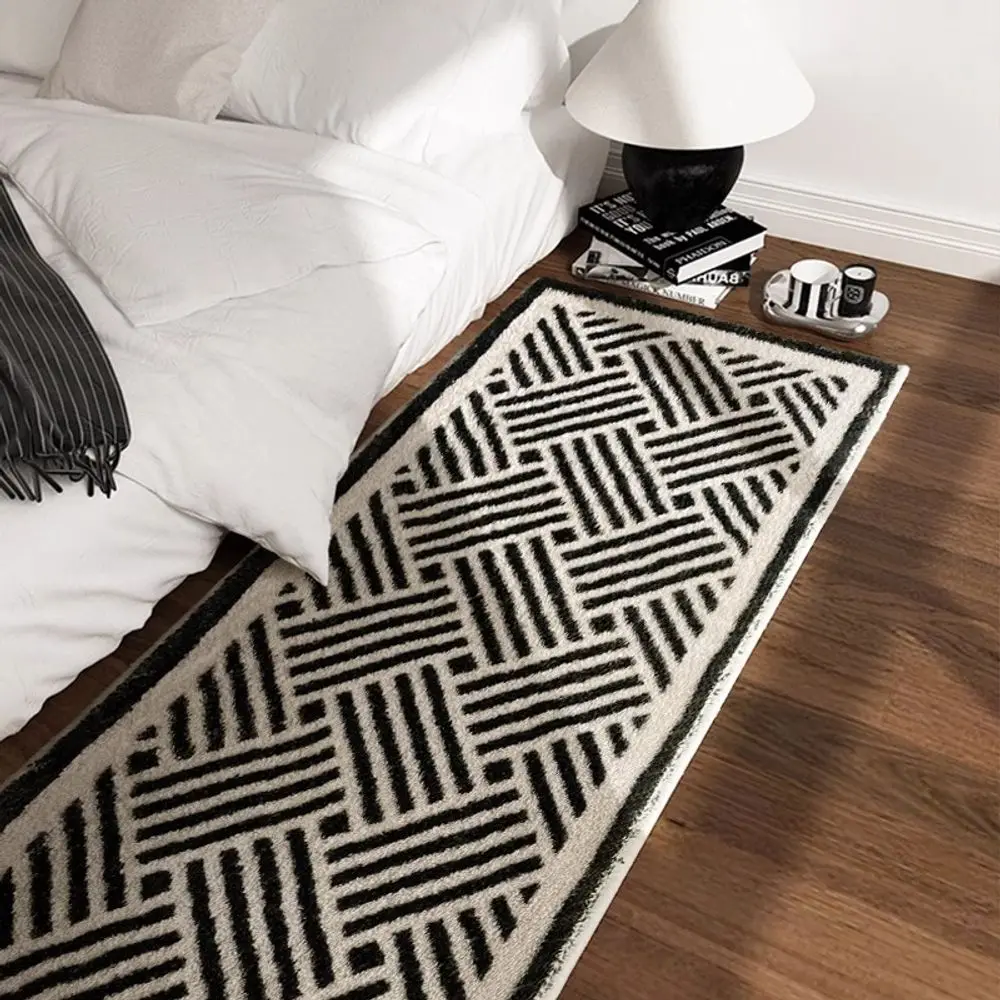 Las alfombras VIKAMA para sala de estar y dormitorio son resistentes a las manchas y fáciles de limpiar, y son ideales para la cocina, el guardarropa, junto a la cama y como decoración del hogar.