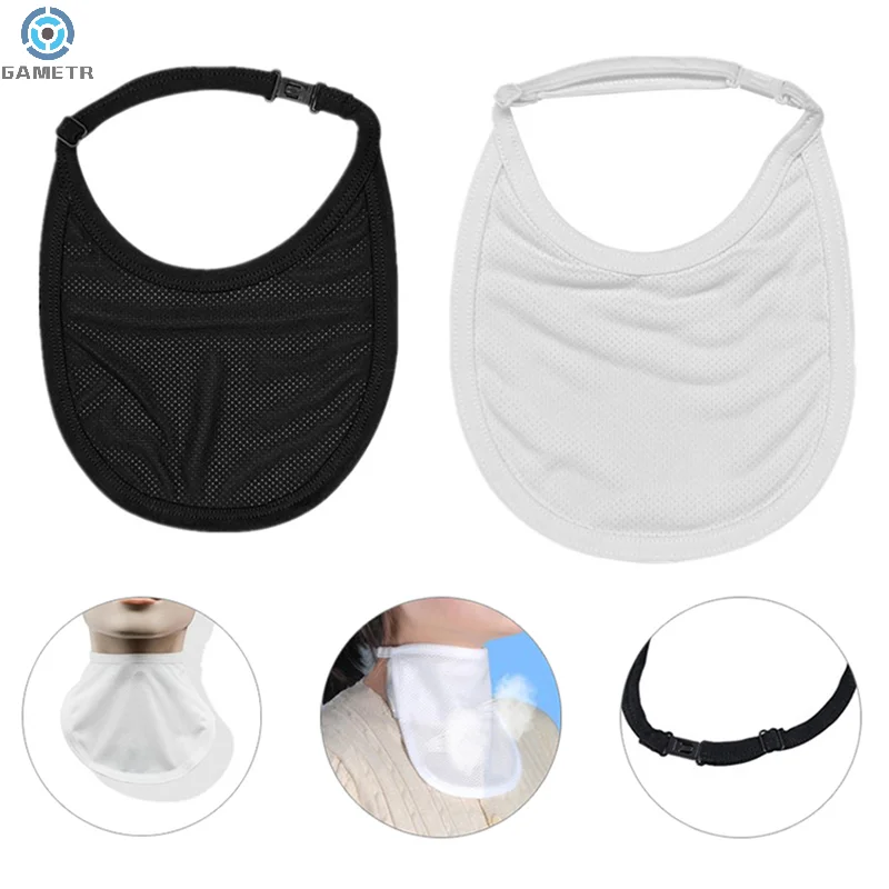 1PCTracheal قنية القصبة الهوائية أنبوب غطاء الرياح غطاء غبار قابل للتعديل أبيض أسود أنبوب القصبة الهوائية حزمة الرعاية الخاصة للمريض
