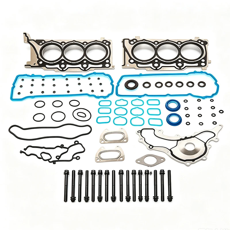 #￥Rebuild Spare Parts Overhaul Kit OE HS26541PT ES72467 Cylinder Head Gasket Set With Head Bolts Fit 2011-2016 3.6L Engine Parts