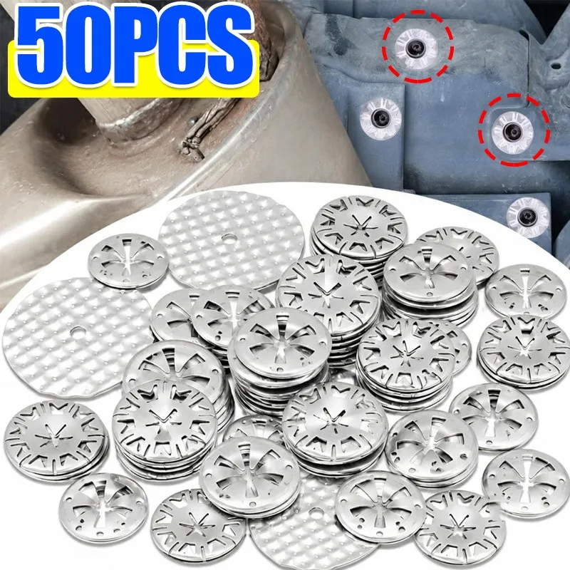 Self-locking Insulation Washers Car Exhaust Pipe Heat Shield Repair Kit N90796501 for Ford VW Audi Seat Speed Nuts Fastener Clip