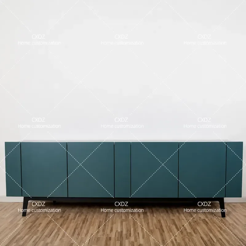 Nordic Light Luxury TV Cabinet Piano Paint Finish Creative Personalized Sideboard Tea Storage Locker Customizable Furniture