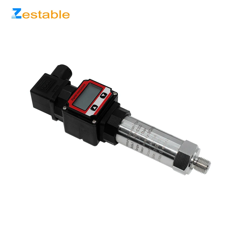 LCD Display Pressure Transmitter 4-20mA 0-5V 10V Output Air Water Liquid Oil Transducer Vacuum Pressure Negative Pressure Sensor