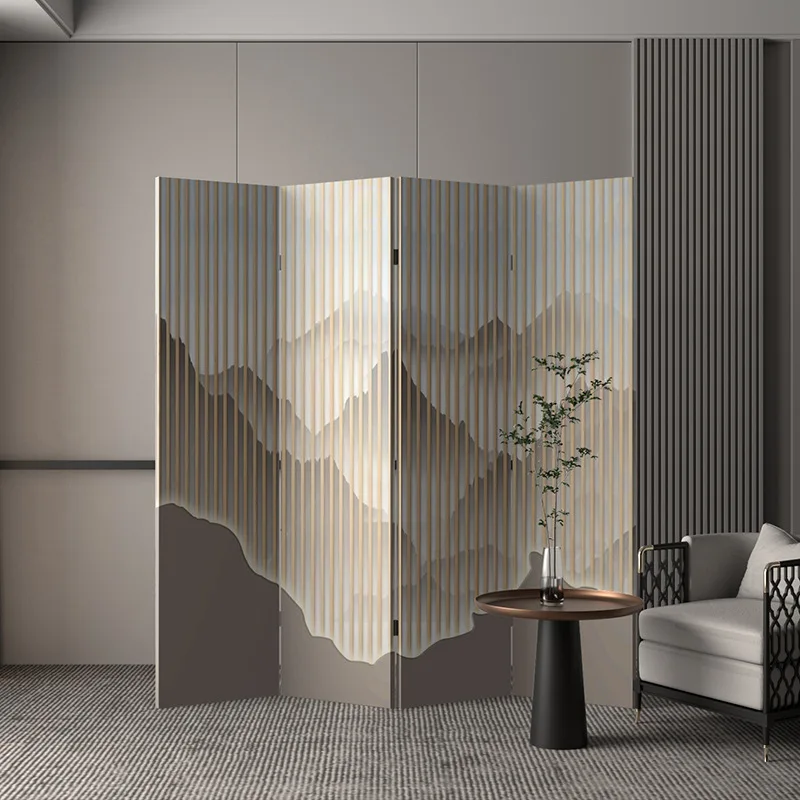 Divisorio soggiorno blocco ufficio semplice camera da letto moderna può essere nuovo muro del bagno mobile pieghevole cinese