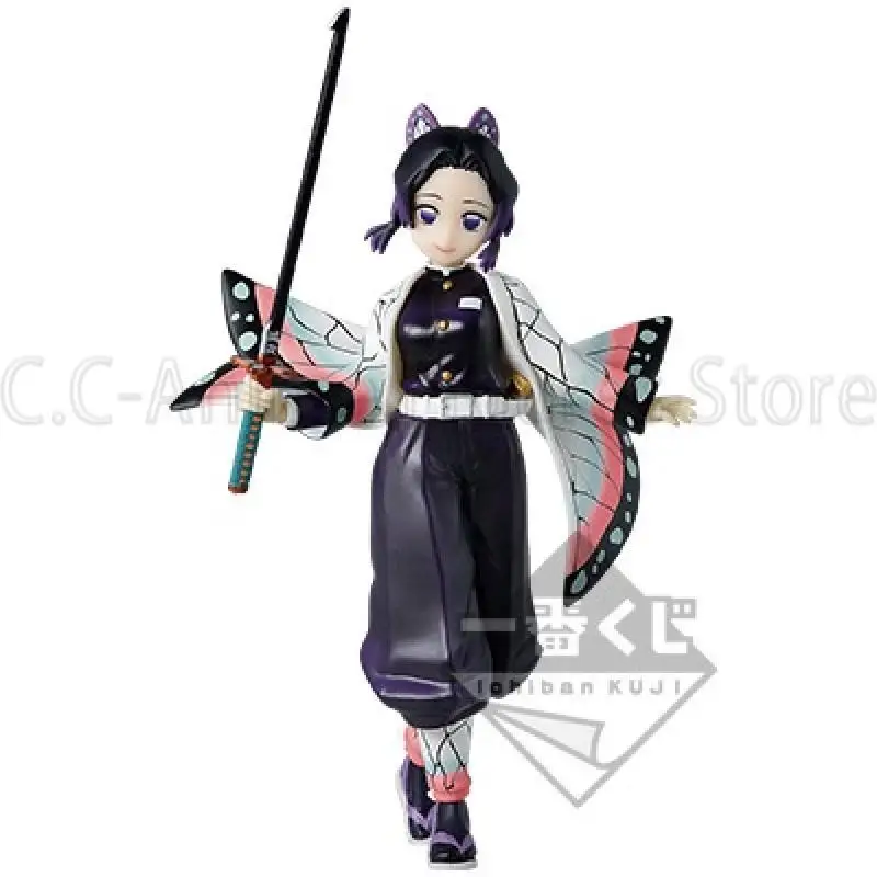 Bandai In Stock Ichiban Kuji Demon Slayer Kochou Shinobu Kamado Nezuko Agatsuma Zenitsu Original Figure Genuine Anime Model Gift