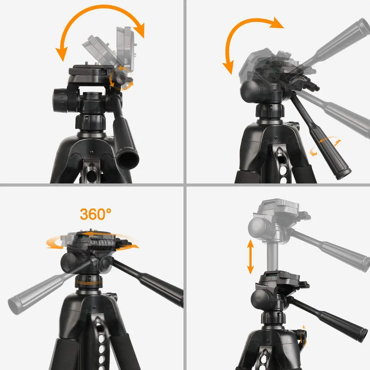 Laser Levels Tripod TPD14A Extendable Height Use with Line Lasers, Point Lasers, Rotary Laser Level