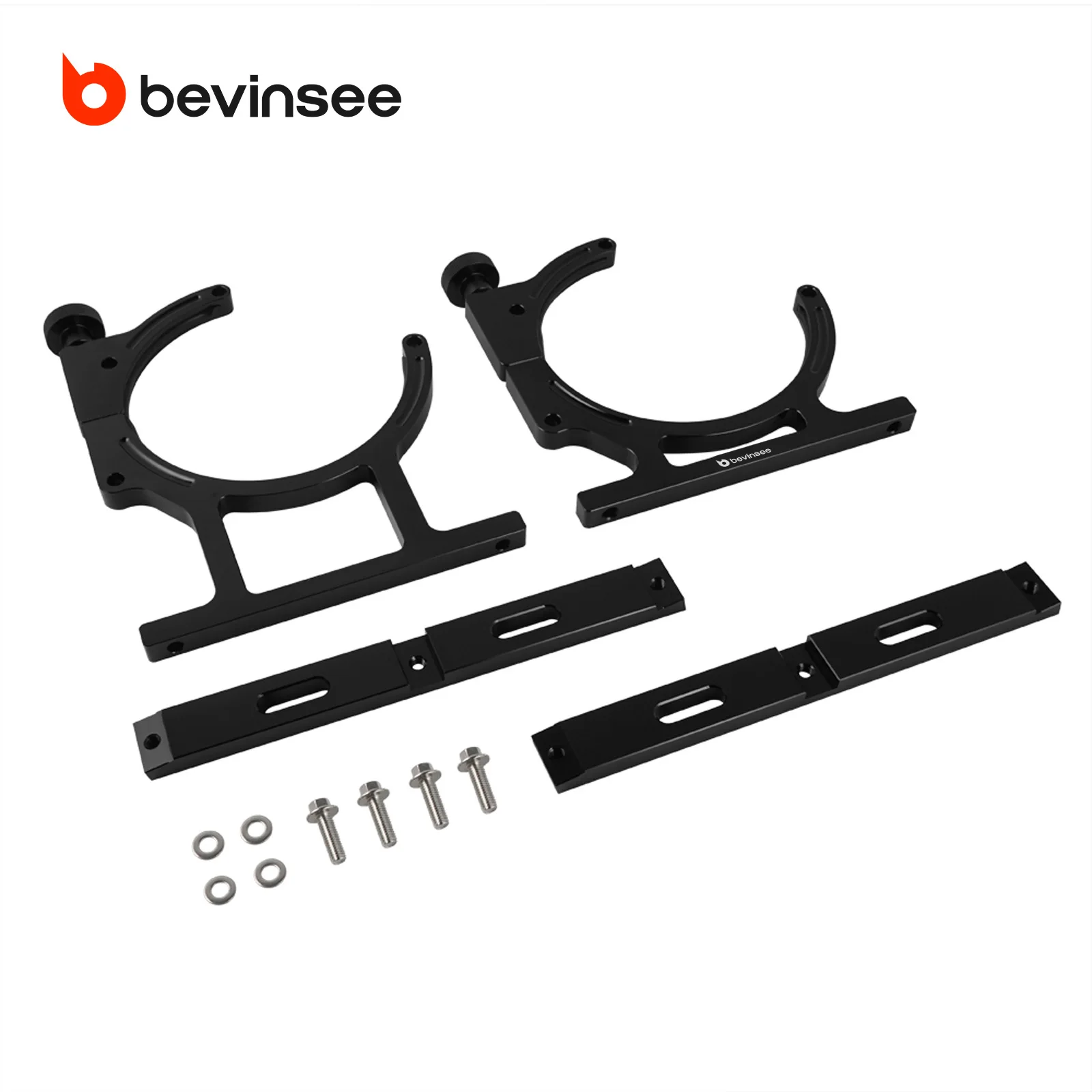 

BEVINSEE 7-inch Nitrous Oxide Bottle Bracket, Billet Aluminum, Anodized