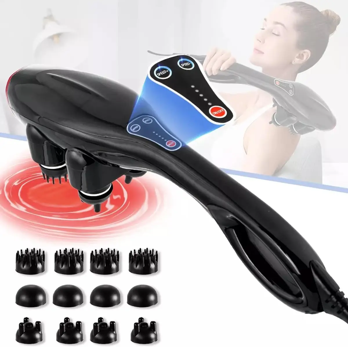 WELIKERA-Masque Électrique Rechargeable, Éducatif, 5 Modes, 12 Cabinets