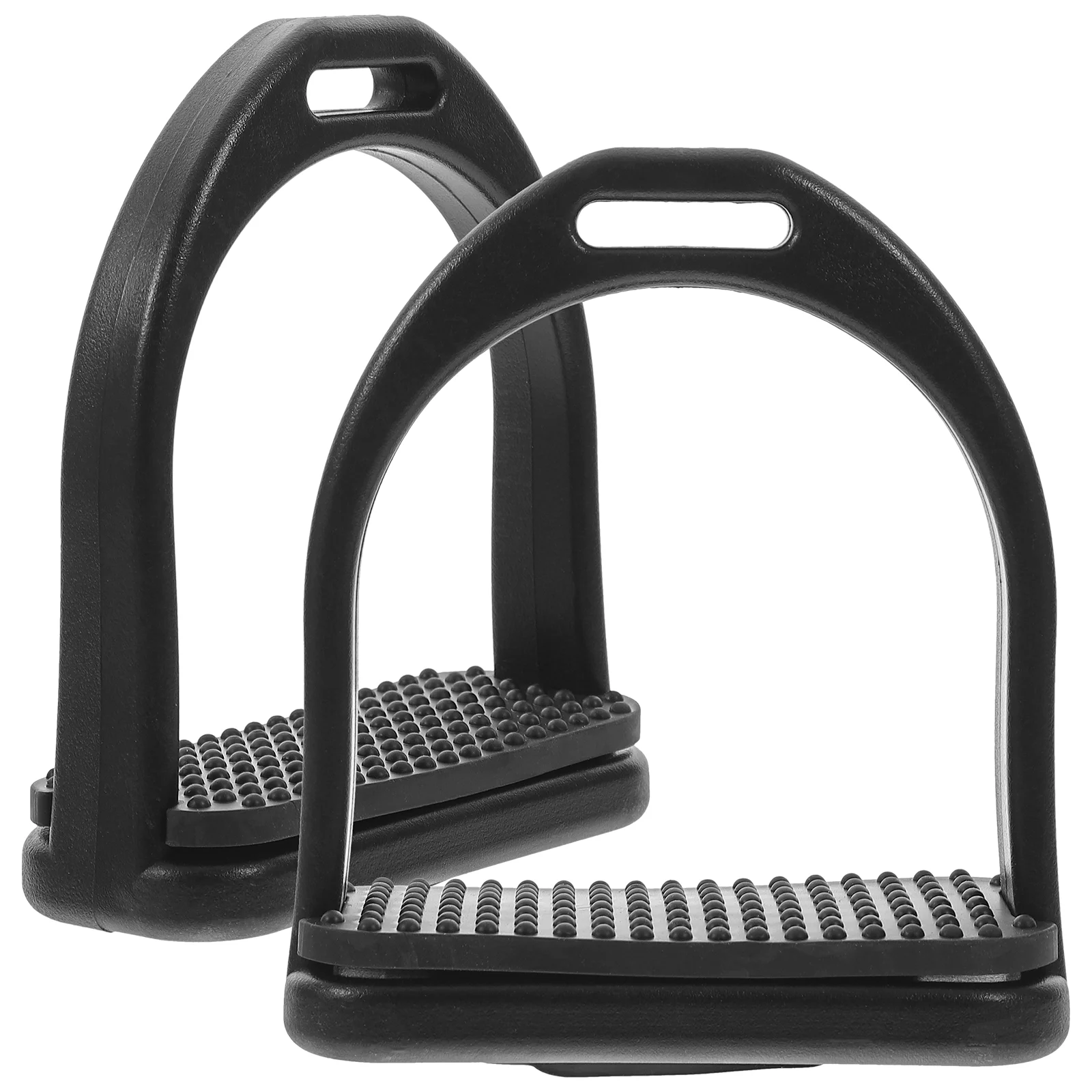 2 Pcs Horse Supplies Pedal Saddle Stirrup for Riding Non-slip Horses Nonslip Stirrups