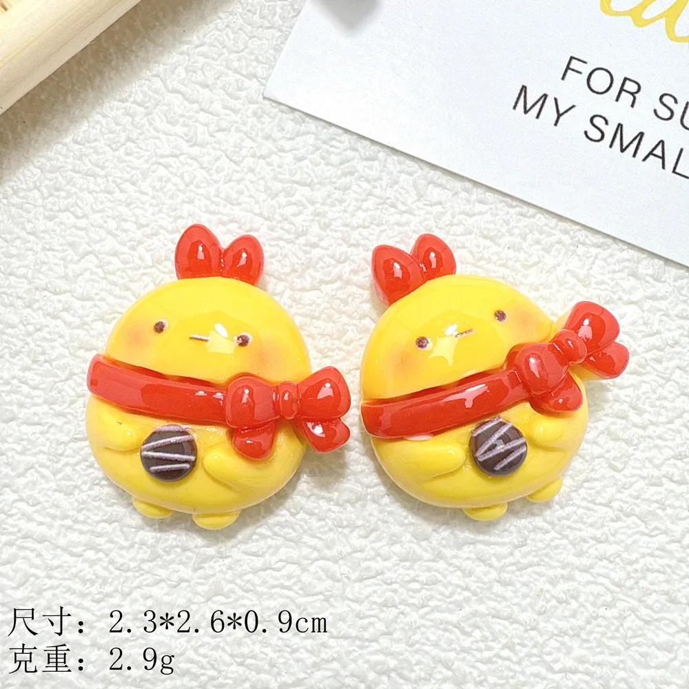 Resin Cartoon Animals Dessert Miniature Flatback Charms, DIY Fridge Magnet Decoration, Cabochons for Scrapbooking Craft Supplies