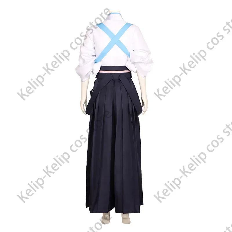 Женский костюм для косплея Kamisato от в наличии Ayaka, костюм для тренировок Fanart Doujin, кимоно Genshin Impact, полный парик на Хэллоуин