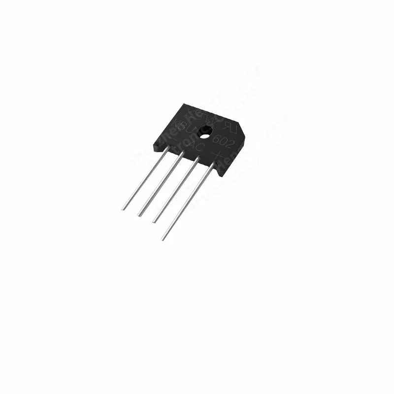 HXY-10PCS KBU602 KBU package 6A200V rectifier bridge stack diode