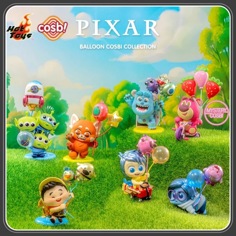 

In Stock Genuine Hottoys Pixar Balloon Cosbi Collection Blind Box Figures Lotso Sulley Joy Sadness Cute Collectible Toys Gifts