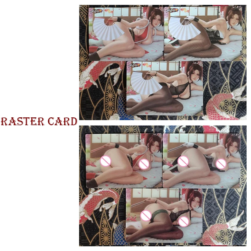 Sexy Anime Goddess Story Card DIY ACG Mai Shiranu Rare Special Collection of Folded Glitter Collectible Cards Birthday Present