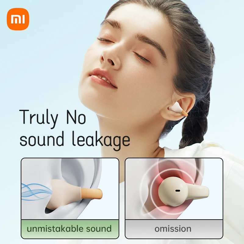 XIAOMI Wireless Earbuds For Sleeping Bluetooth TWS Invisible Small Earphone In Ear Noise Reduction Comfrotable Sleep Headphone