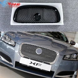 Car-styling 1PC ABS Front Grill Cover Trim Auto Replacement Parts Fit for Jaguar Xf XF 2008-2016 Free Delivery