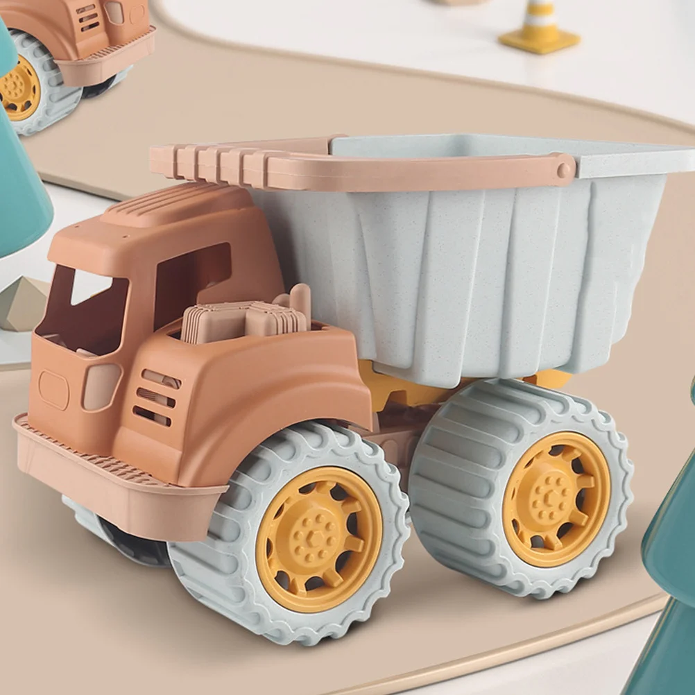 Excavator for Kids 3-5 Years Beach Sand Digging Truck Lightweight Portable Outdoor Plaything Bright Safe Plastic Build