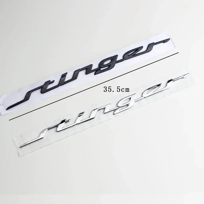 35.5CM Letter Emblem Badge Car Body Rear Trunk Sticker Decoration for KIA Stinger GT 2018 2.0T 86311-J5100 / 86311J5100 view 2