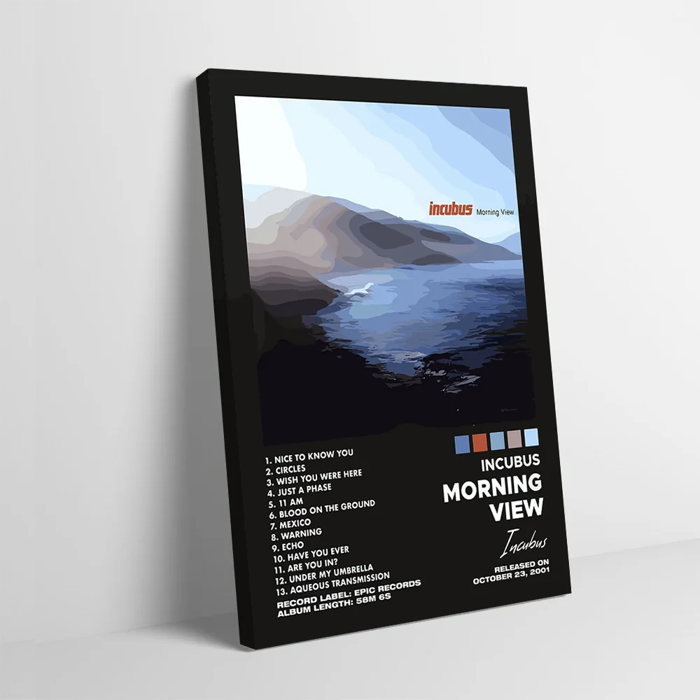 Incubus Morning View Album Cover Art Printing Poster Customizable Pictures Wall Art Canvas Painting for Home Decorations Mural