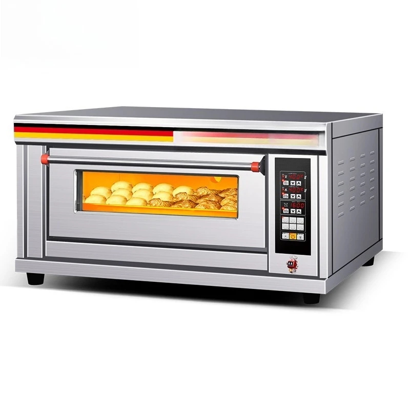 Commercial Baking Oven 3 Deck 6 Tray Bread Pizza Cake Deck Oven