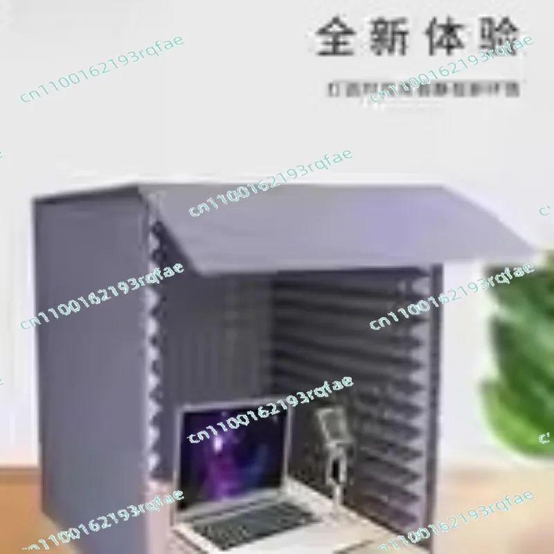 Microphone Sound Booth with Foam Panels To Filter Vocal Microphone High Density Absorb  for Vocal  Vocal Absorbing Cover