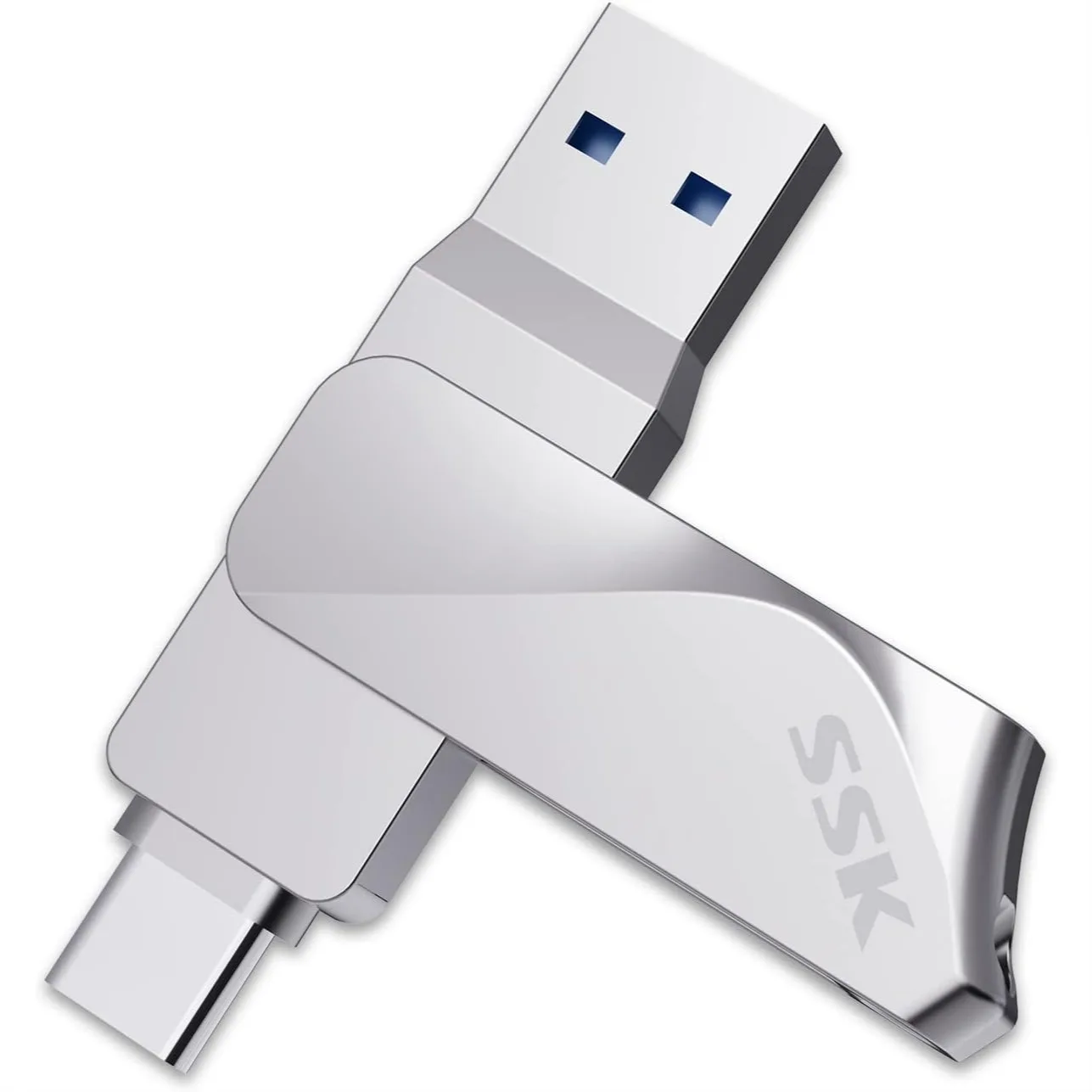 64GB USB C Flash Drive up to 200MB/s Dual USB A & Type C Thumb Drive for Android Phones/Tablets/Mac/Laptop