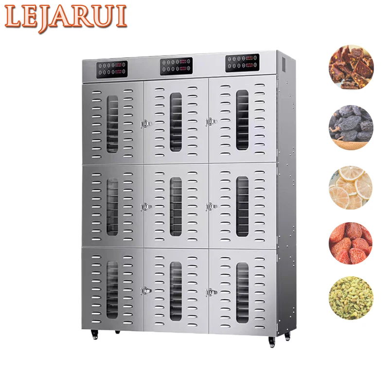 

Commercial Stainless Steel Fruit And Vegetable Dryer Dehydrator Machine Vertical 90 Layer