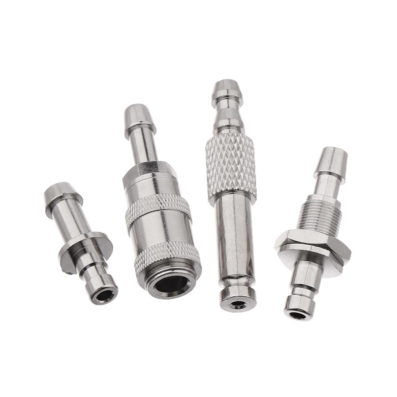 Metal Air Hose Connector NIBP Adapter Blood Pressure Meter BP Cuff Joint Link Male Female Quick Connection Bayonet Airway Joints - Image 2