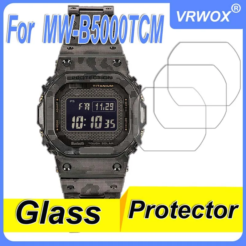 3Pcs Tempered Glass For  GBX-100KI GMW-B5000TCM GX-56BB GBX-100 DW-5600REC GMW-B5000CS Watch Full Coverage Screen Protector