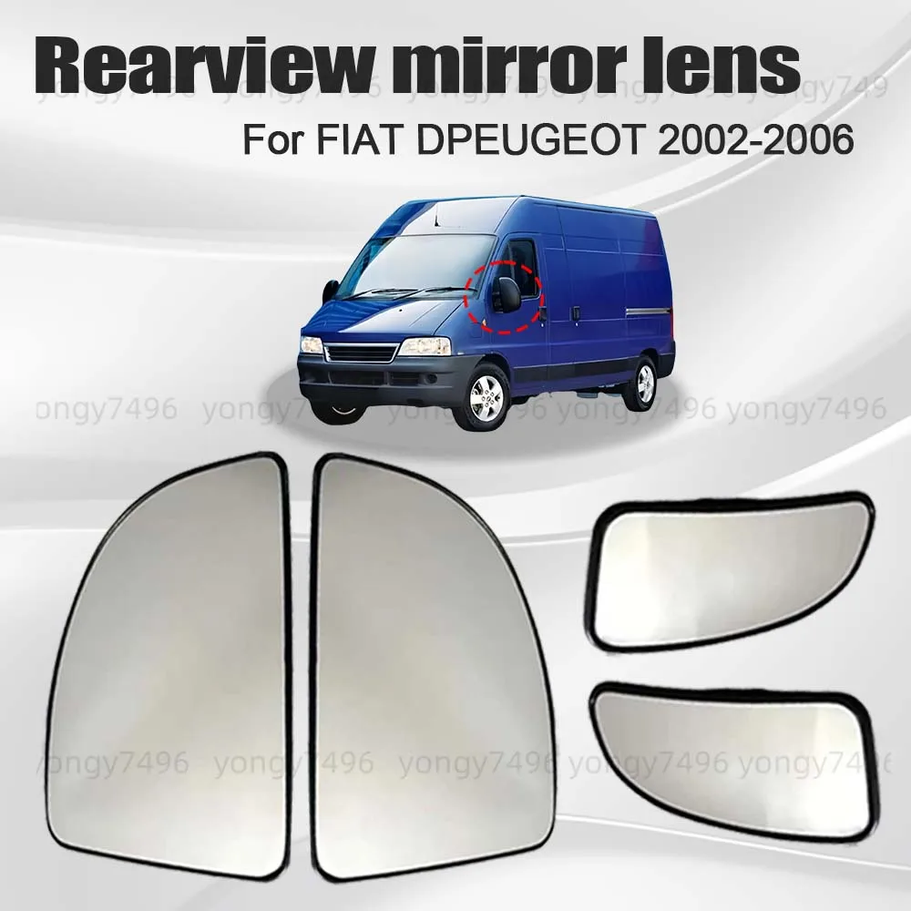 

Car Wide Angle Rearview Mirror Lens For FIAT DPEUGEOT 2002 2003 2004 2005 2006 Car Rearview Accessories Heat The Lenses Upgrade