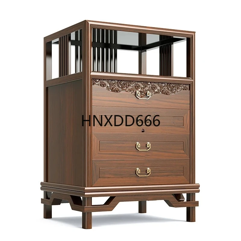 

New Chinese solid wood safe invisible 128cm anti-theft invisible all-steel large capacity