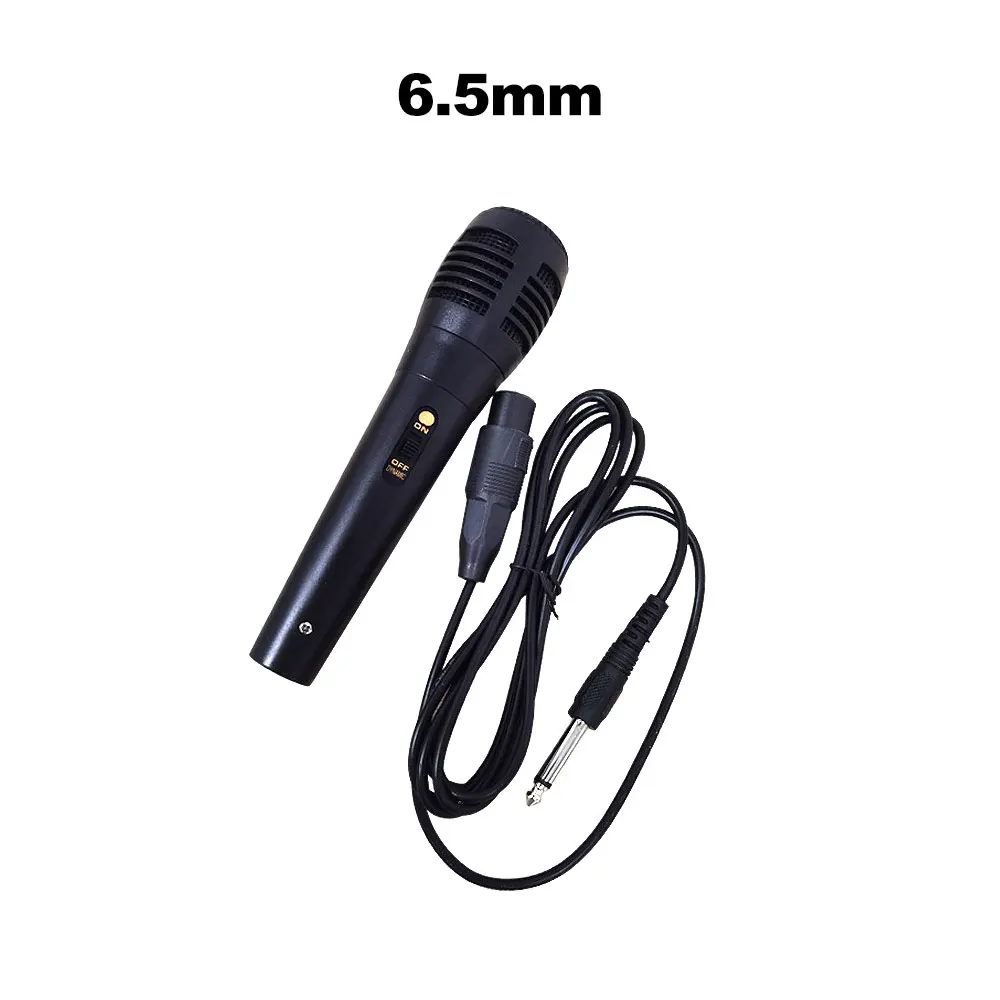 6.5mm\3.5mm Wired Microphone Portable Dynamic Omnidirectional KTV Handheld Megaphone For Karaoke Speaker