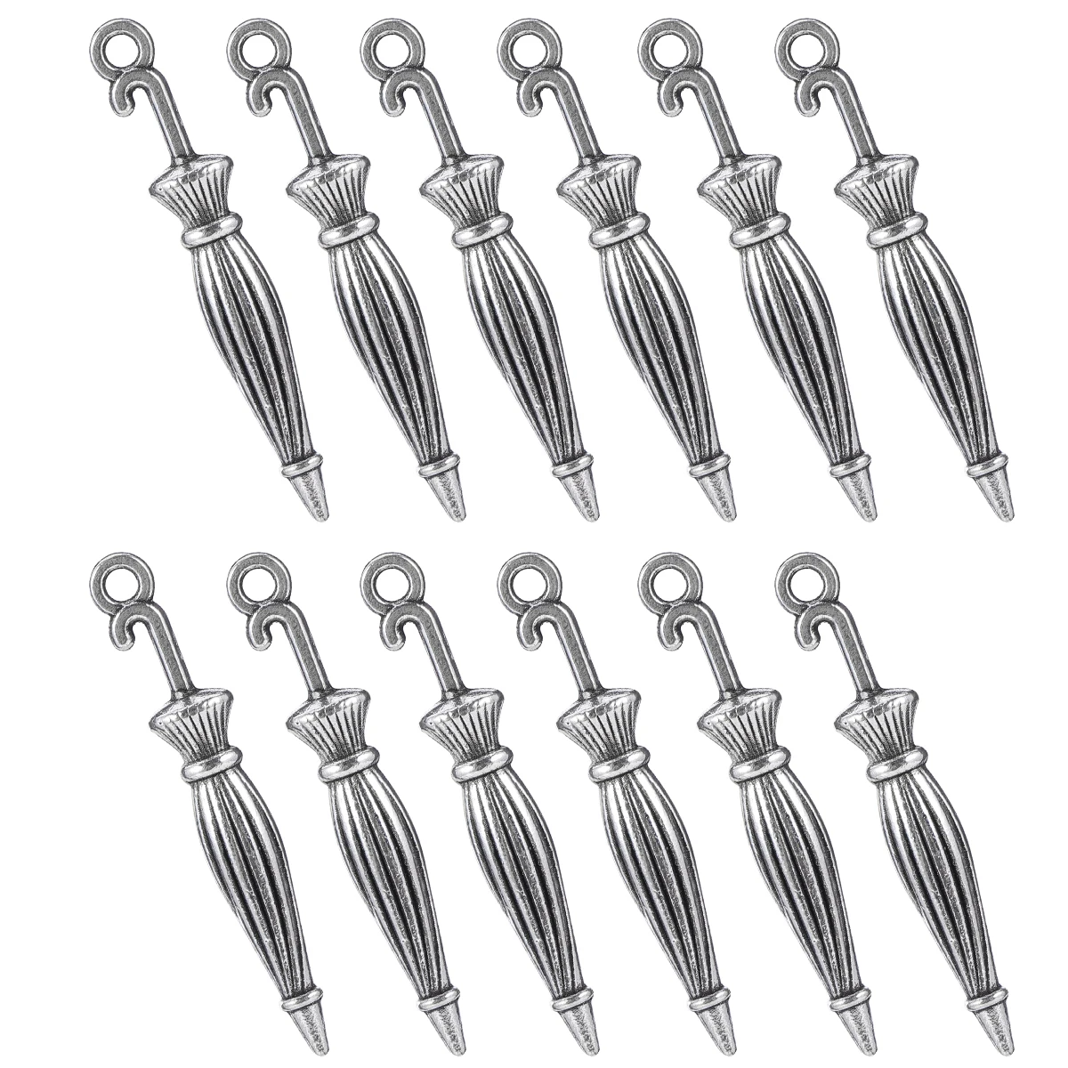 

50Pcs Alloy Umbrella Charm Vintage Pendant Creative DIY Jewelry Making Accessories for Bracelets Necklaces Alloy Pendant Charm