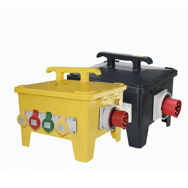 

Portable Outdoor Power Charger with Triple Switch Box Plastic Waterproof Aviation Socket 16A Rated 110V/240V