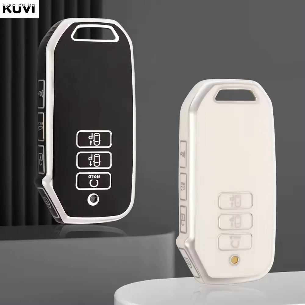 7 Buttons Fashion TPU Car Remote Key Case Cover Shell Fob For Kia Sorento MQ4 2020 2021 Keychain Protector Holder Accessories