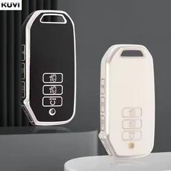 7 Buttons Fashion TPU Car Remote Key Case Cover Shell Fob For Kia Sorento MQ4 2020 2021 Keychain Protector Holder Accessories