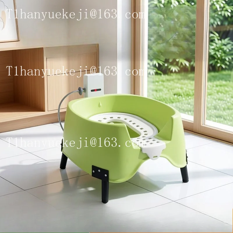 Automatic flushing cat toilet induction intelligent electric cat litter basin cat toilet pet squatting potty