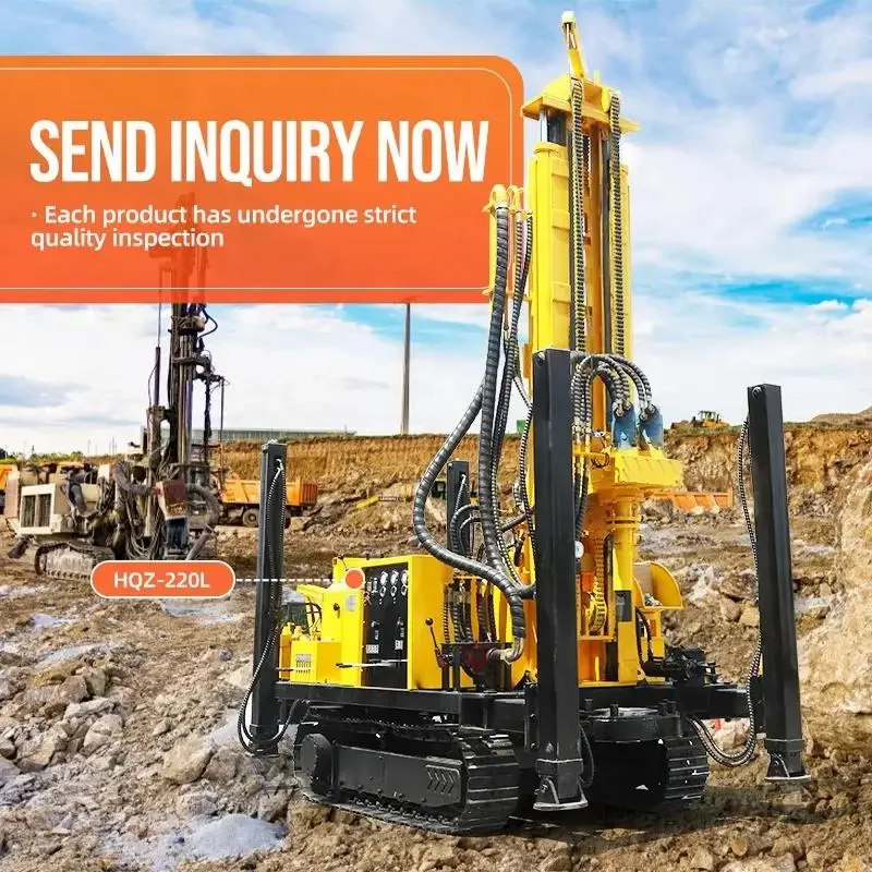 YUGONG 100-300m Deep Farm Borehole Water Well Drilling Rig Machine for Sale