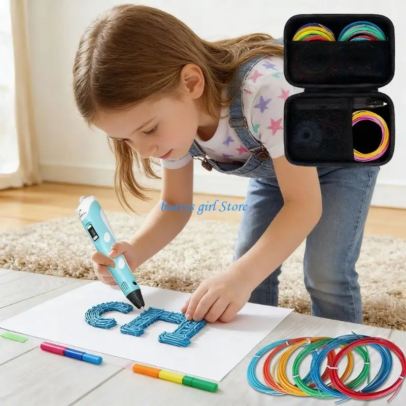 

C7AB Organized Carrying Prompt wash 3D Pen Set Highlighting Secure Openings and Permanent Substance for Consistent Security