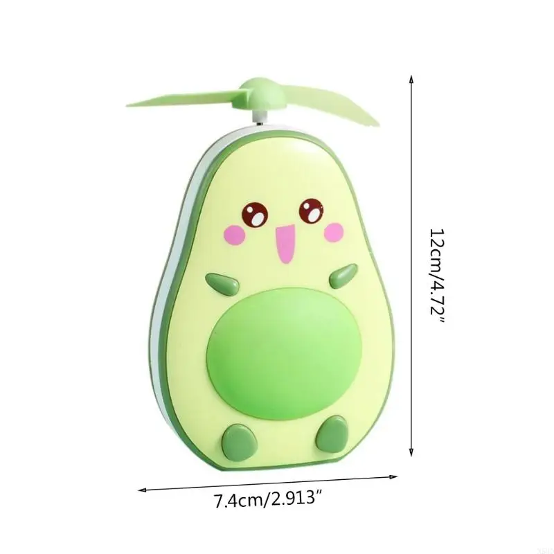 Quạt máy làm mát không khí cầm tay cầm tay cầm tay với đèn lấp đầy ánh sáng USB N58D