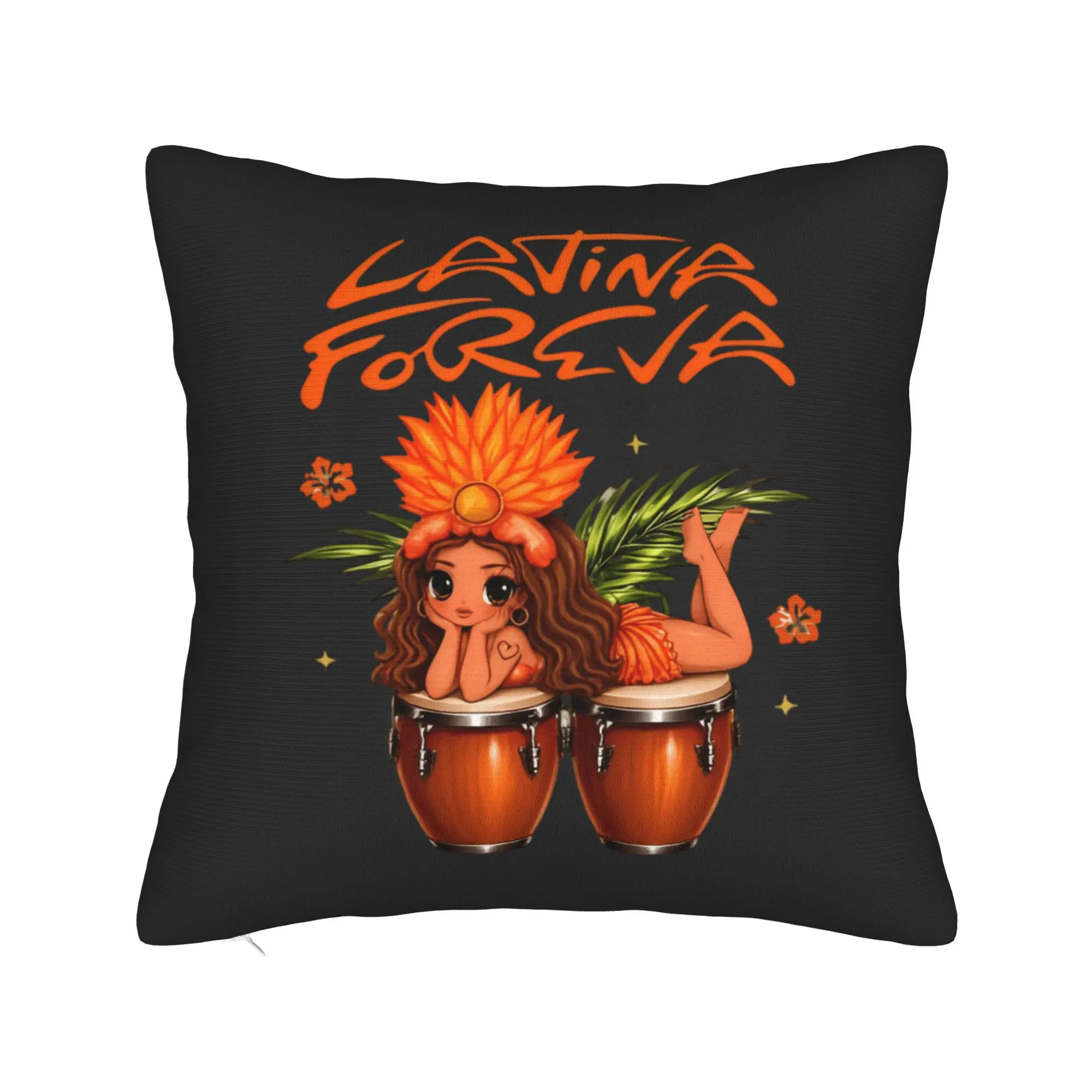 Karols G Tropicoqueta Tour 2026 Pillowcases  Morden Pillow Case For Sofa Car Home Decor Soft Pillow Cover