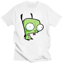 invader zim tee dog robot nicktoon nicktoons cartoon cartoons scene 2000s New Gir - Hoodie () T shirt summer