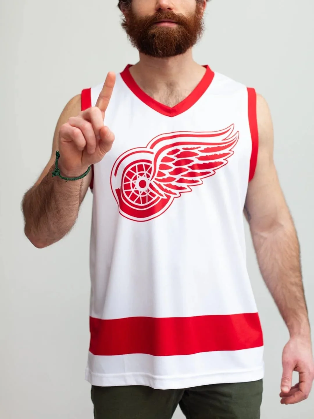 Detroit Red Wings Wing Wheel ärmelloses Hockey-Trikot, Herren-Tanktop, Eishockey-Fan, Sommer-Sport, ärmelloses T-Shirt, passend für die ganze Familie