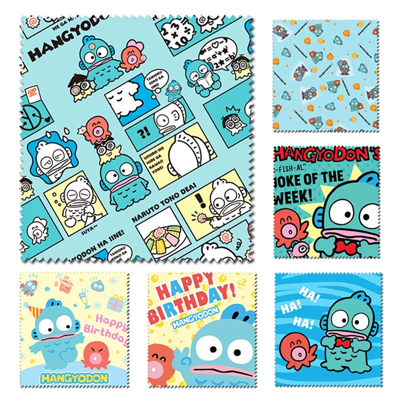 

Sanrio Hangyodon Cute Glasses Cleaner Microfiber Cleaning Cloth for Glasses Cloth Lens Phone Screen Cleaning Wipes Accessories
