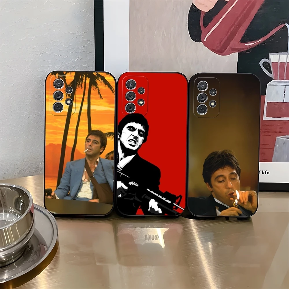 

Чехол для телефона Film Scarface для Samsung Galaxy S25 S24 S21 S23 S22 S20 Ultra Fe Plus A34 A16 A54 A24 A52 A53 M54 Cover