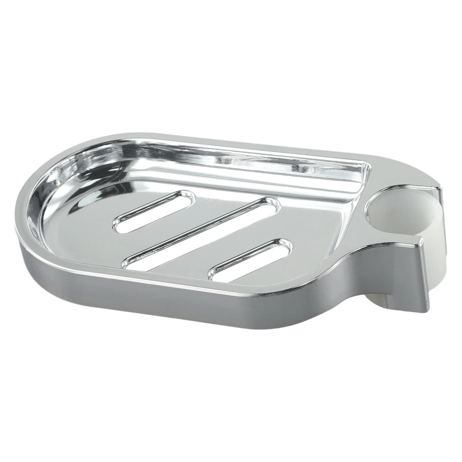 Nuevo Caja de jabón plateada, 1 Uds., accesorios de baño, Gadget de baño, Material ABS, bandeja de ducha de lluvia de elevación de alta calidad